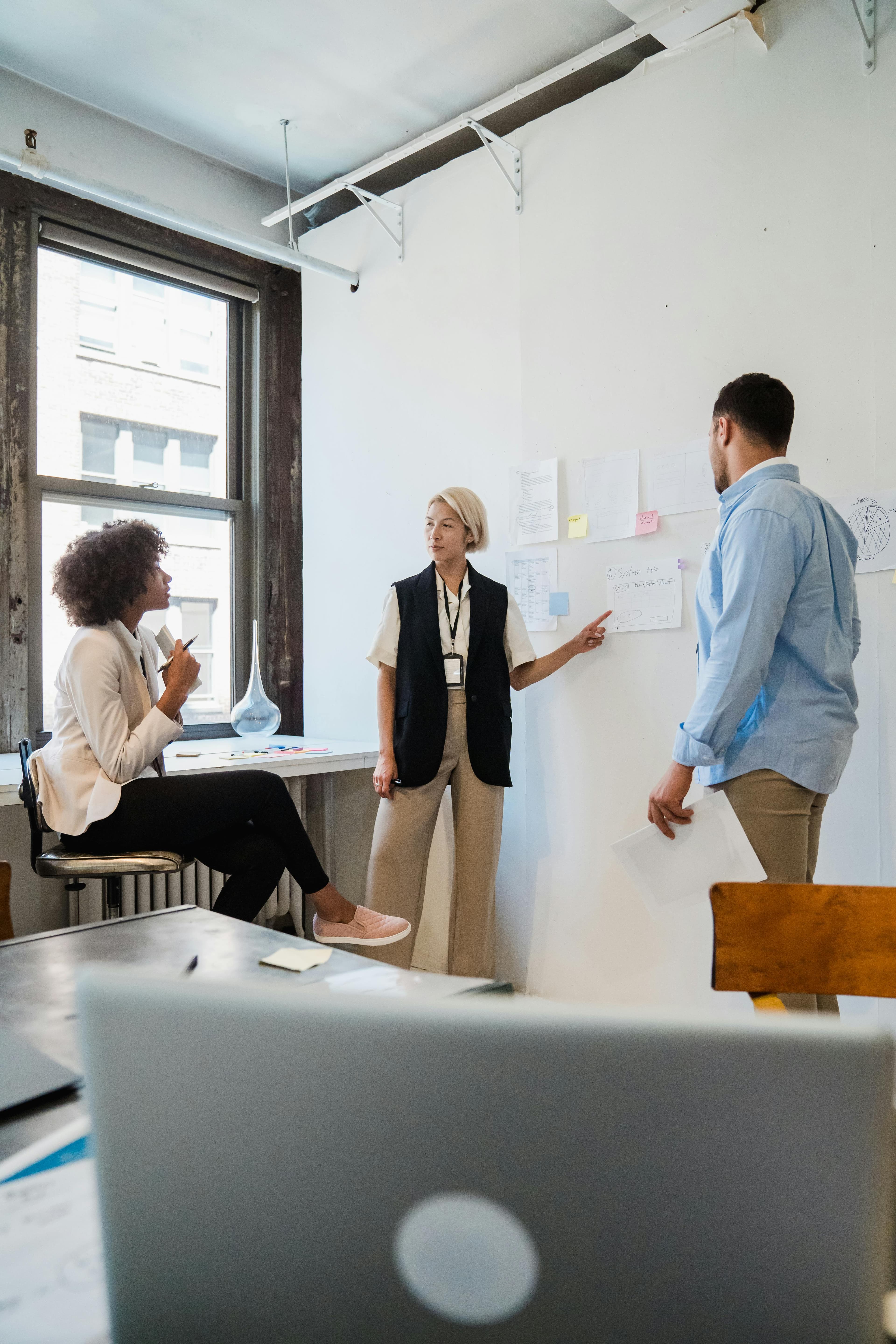 Project manager leading a planning session